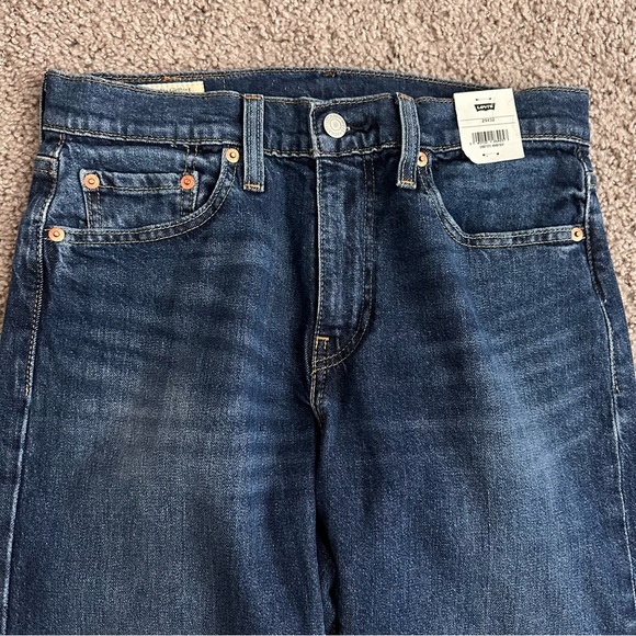 Levi's 502 Slim Straight Denim Jeans Mens W29 L32 - Picture 8 of 11